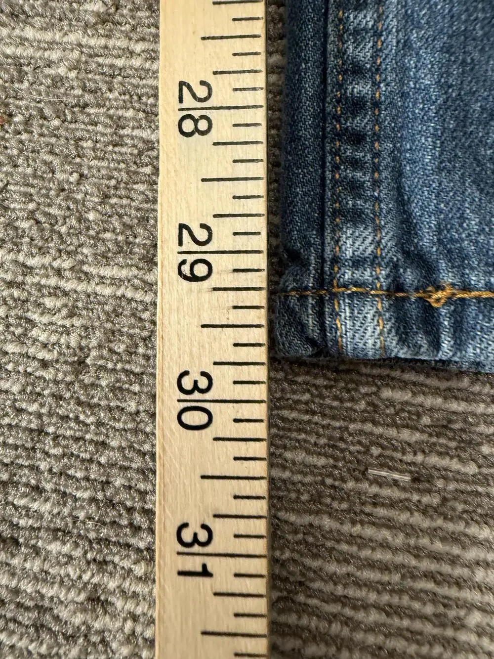 Levis 559 Jeans Mens 32x30 Blue Relaxed Straight Medium Wash Red Tab Zip Fly